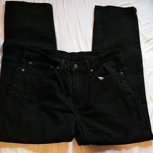 Men's Levi's 514 black jeans sz 34x30